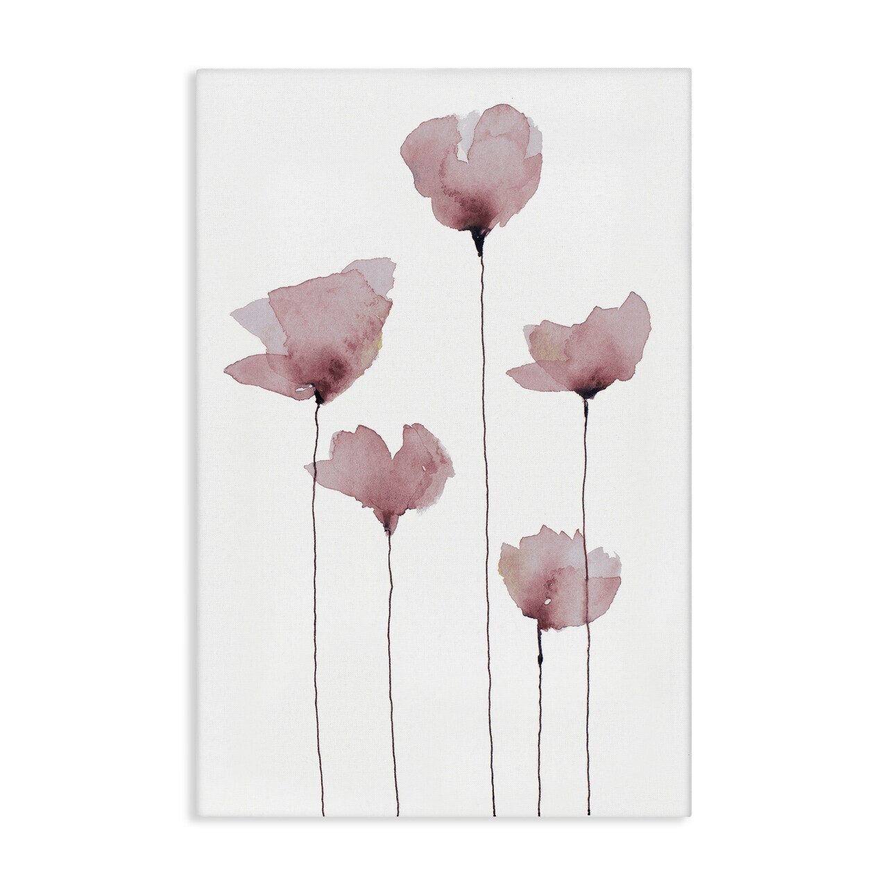 Stupell Industries Standing Tall Blossoms Canvas Wall Art Design by Krinlox